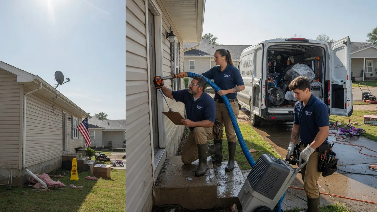 Ceiling Water Damage Restoration in Seneca, SD near me